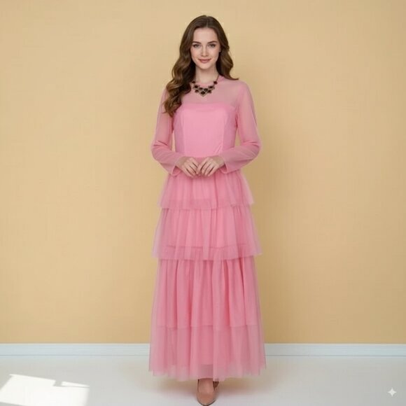 BELLEVUE THE LABEL SUGAR BLISS MIDI DRESS - Picture 1 of 4